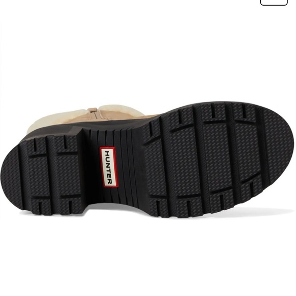 ✨ HUNTER ✨ NWT Women’s Marisol Waterproof Zip Platform Boot Faux Shearling SZ 6 - Picture 13 of 16